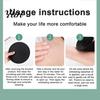 Soft TPR Massage Tool 2PCS Exfoliating Bath Glove with Strap, Deep Cleansing Shower Essential for Men And Women Scrubber, Body Exfoliator Daily