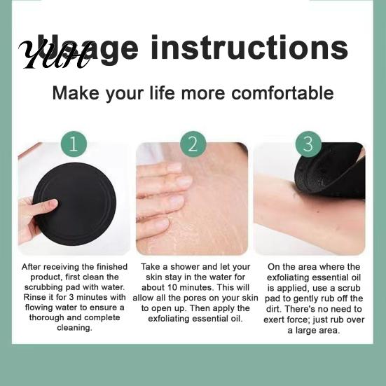 Soft TPR Massage Tool 2PCS Exfoliating Bath Glove with Strap, Deep Cleansing Shower Essential for Men And Women Scrubber, Body Exfoliator Daily