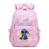 Teen Girl Student Schoolbag with Stitch Pattern Printed Backpack, Children's Large-capacity Schoolbag, Cute Cartoon
