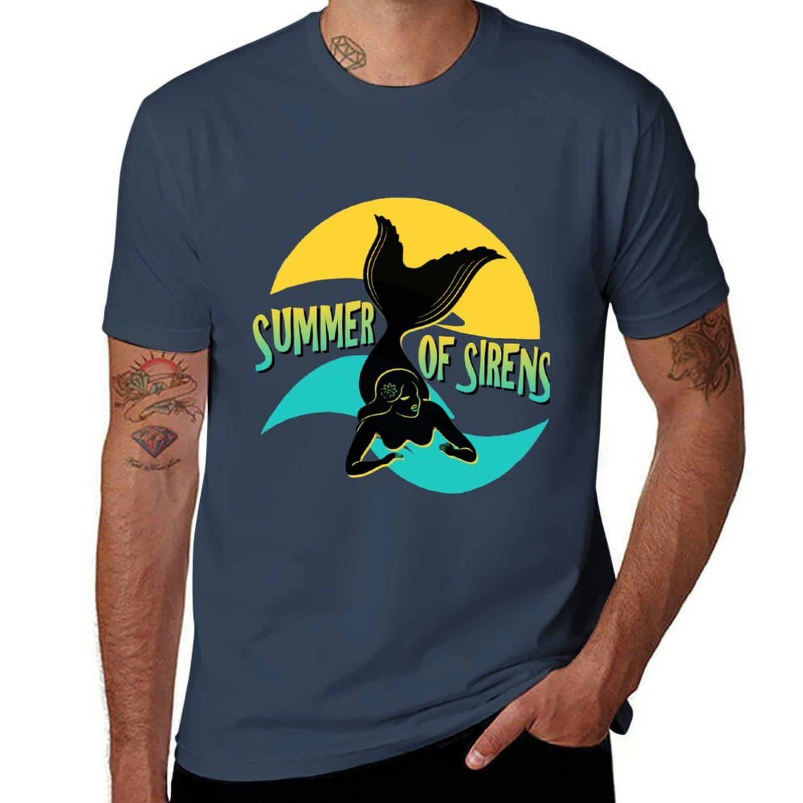 Summer Of Sirens Tshirt Long Lasting Casual Tshirt S