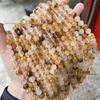 High Transparency Caramel Yellow Rutile Quartz Round Beads for DIY Jewelry