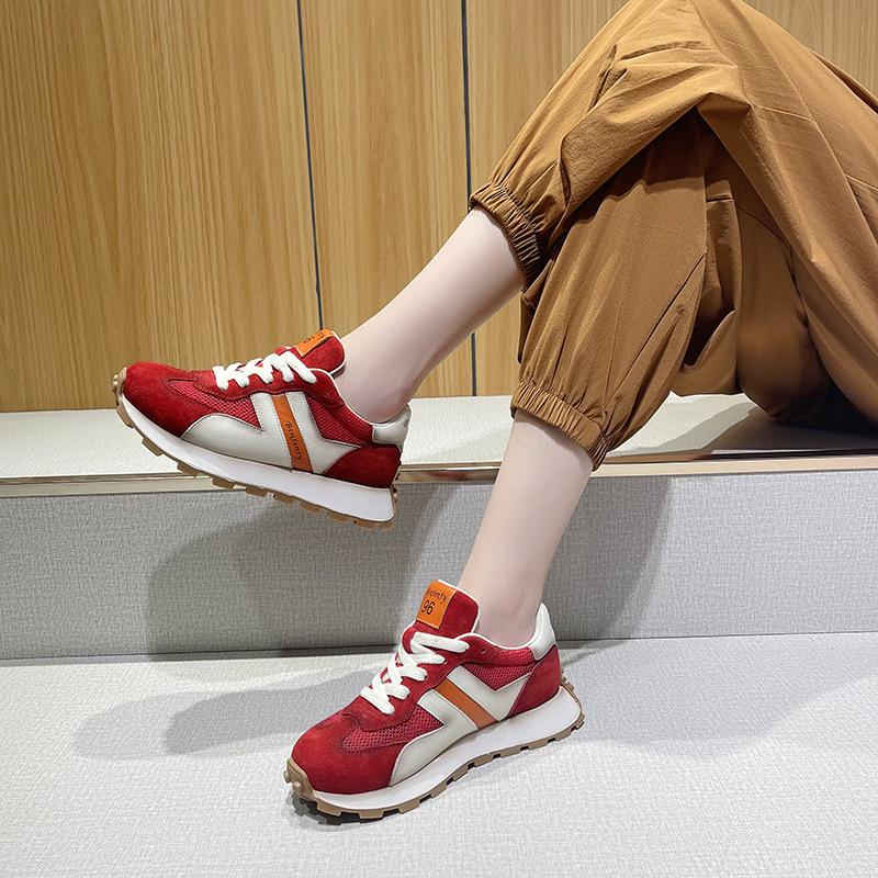 New Forrest Gump Women's Thick-soled Sheer Mesh Shoes