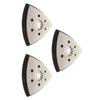 93mm EVA Backed Triangular Sanding Disc Heat Resistant Sandpaper Adapter Suitable For Tight Space Grinding Applications