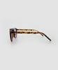 KOLEAT Women Layered Horn-Rimmed Retro Big Round Uv Protection Tinted Sunglasses [Brcrb]
