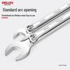 Delixi No. 10-13 Open-End Box-End Double-Ended Wrench Set
