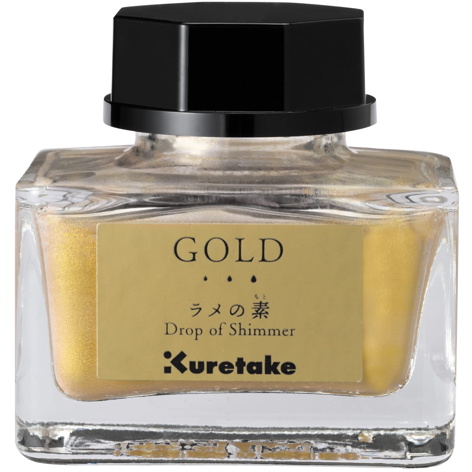 

Kuretake Чернила Глиттерная Основа ЗОЛОТО ink-cafe ECF163-101 золотой