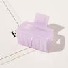 Square Shape Hair Claw Solid Color Anti-slip Hair Clip Back Head Hair Clip Shark Hair Clamp Hair Styling Tool