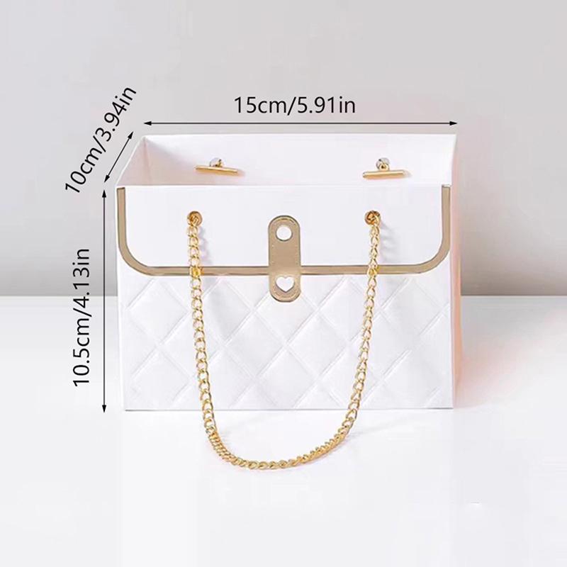 Portable Flower Box Rose Packaging Box Wrapping Paper Bag Gift Box Party Gifts