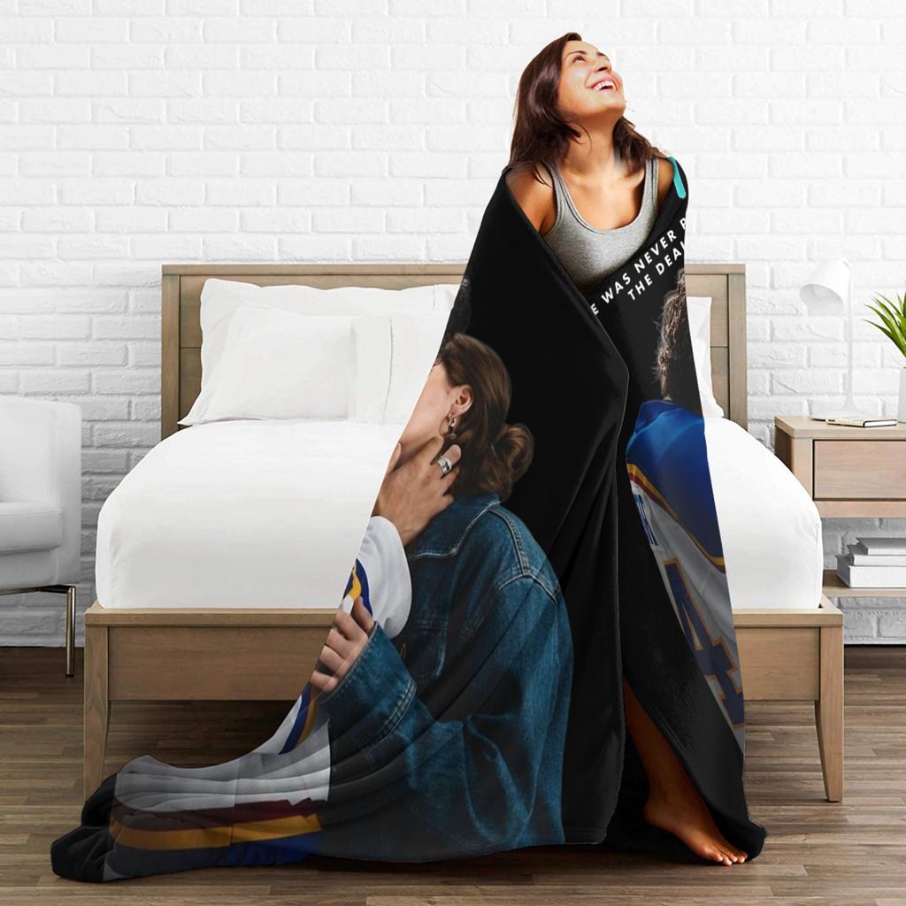 Off Campus Hockey, Briar U Garrett Grahams & Hannah Blankets Coral Fleece Plush Lightweight Thin Throw Blanket Bed Rug
