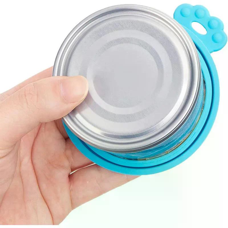 Silicone Canned Sealed Lid Pet Food Can Lid For Puppy Dog Cat Storage Top Cap Reusable Cover Lid Health Pet Daily Supplies