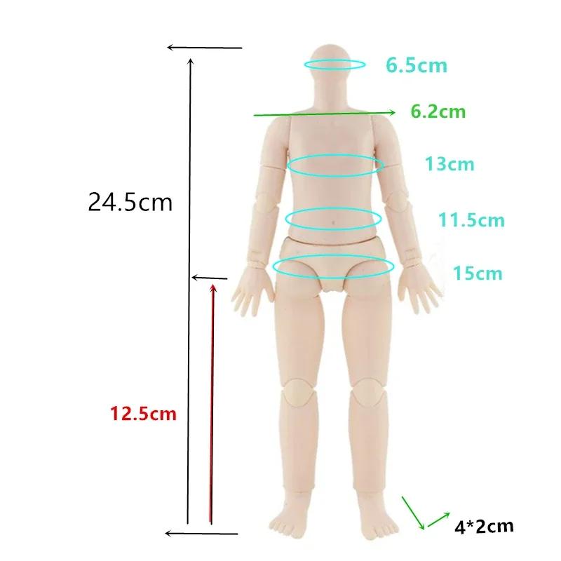 28cm Boy Doll's Clothes 1/6 Bjd Doll Dress Up Acssories Handsome Casual Clothes Suit Not Include Doll