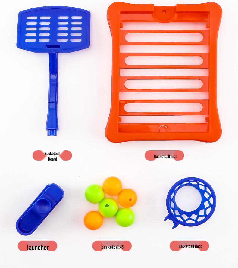 Mini Basketball Hoop Tabletop Game: Children's Finger Shooting Toy