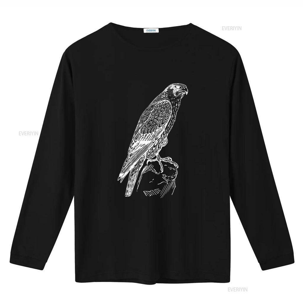 Premium Wanderfalke Ornithologie Falkner Vogel Liebhaber T-Shirt vintage Gewaschen Streetwear Mann Stilvolles Oberteil Für Jeden Tag