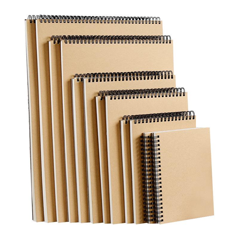 Yuanhao Sketchbook: A4/A5 Coil, 32K/16 Open Art Student Sketchpad, 8K/8 Open for Kindergarten, A3/4K Sizes Available