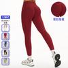 Womens High-Waisted Seamless Yoga Leggings Breathable Quick-Dry Running Pants Gym Fitness Workout