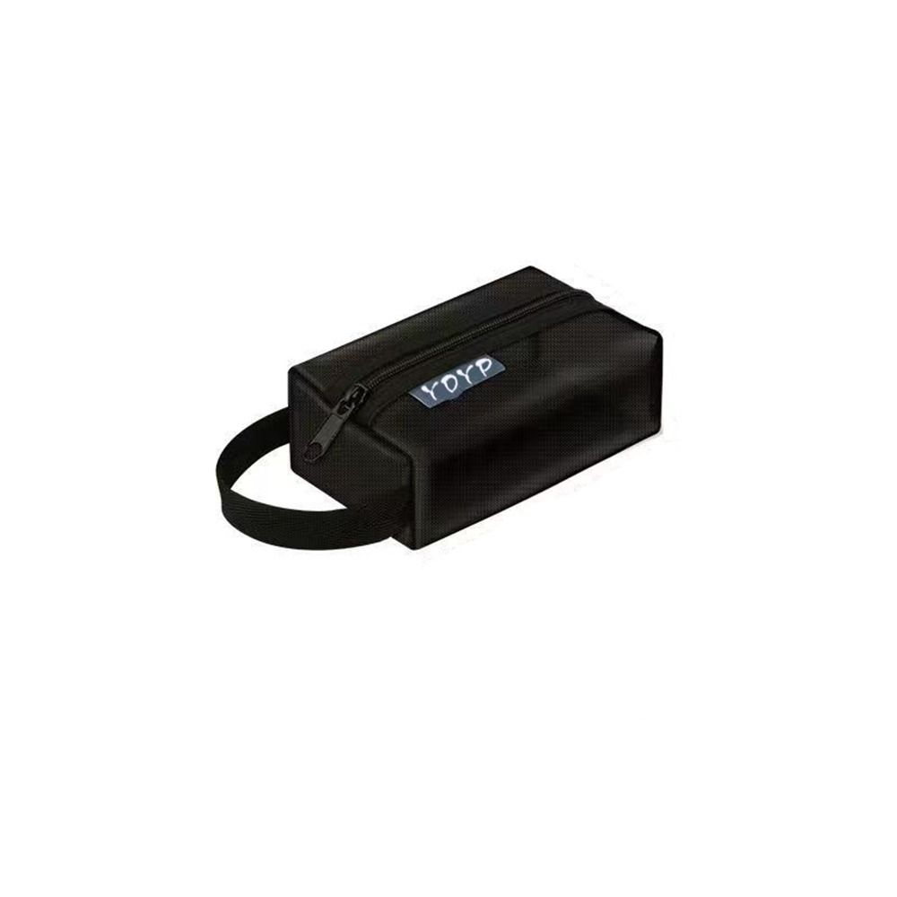 

Transparent File Bag Mesh Storage Bag Zipper Pouch Cosmetic Bag Simple Small Coin Purse Student B