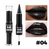 Halloween 2-in-1 Lip Gloss Matte Lip Liner, Long Lasting Waterproof Liquid Lipstick, Moisturizing Shiny Lip Oil for Party Makeup