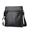 High End Shoulder Bag Men's Leather Casual Top Layer Cowhide Men's Bag Vertical Small Backpack Soft Leather Crossbody Bag