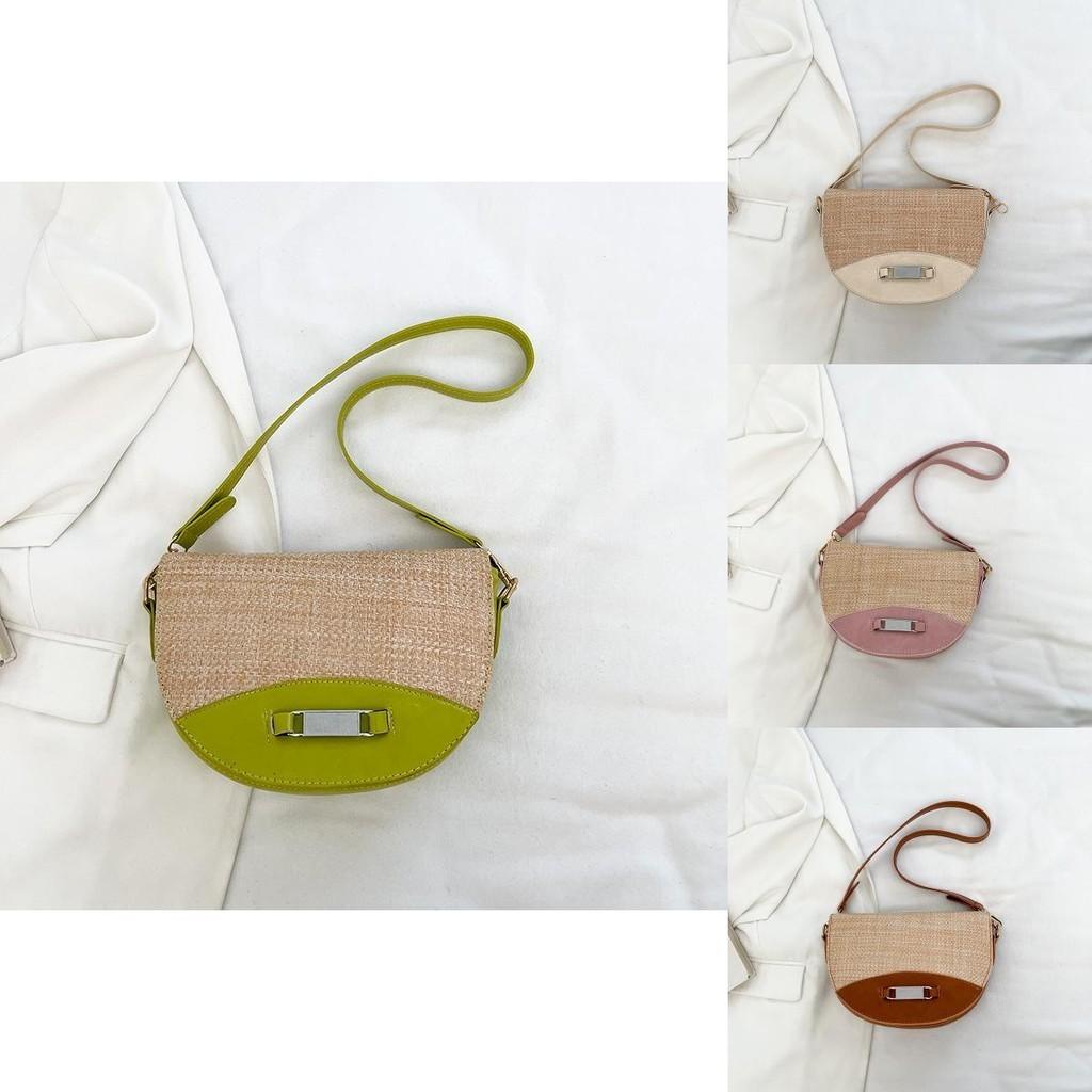Vintage-inspired Medium Saddle Bag For Women Chic Spring 2024 Large Capacity Purse