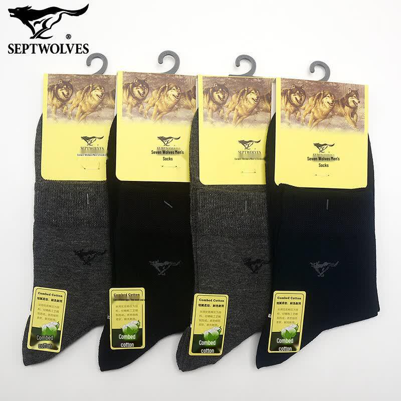 SEPTWOLVES Mid-Calf Cotton Socks 3-Pack