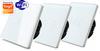 TUYA WiFi Touch Switch 3-circuit White #with N/without N
