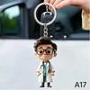 1 Stück Süßer Figuren Schlüsselanhänger 2D Flach Acryl Cartoon Arzt Krankenschwester Schlüsselanhänger Rucksack Hängeanhänger Für Medizinisches Personal Paar