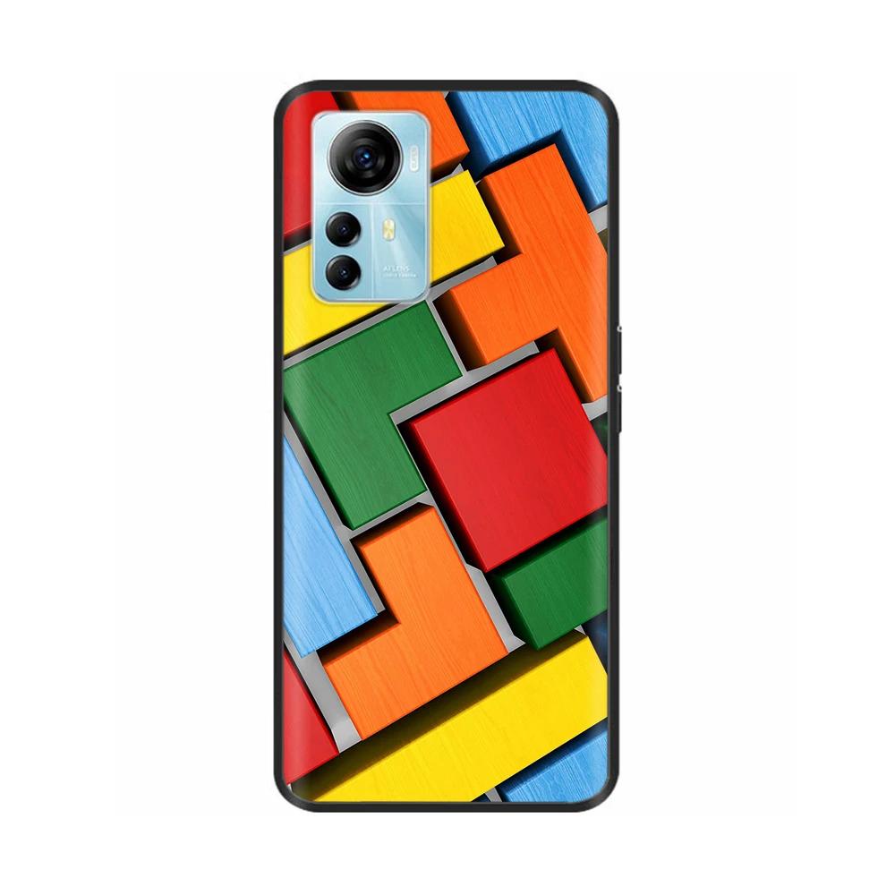 Cute Phone Case For Blade A72s 4G Case Flower Cartoon Painted Soft Silicone Fundas for ZTE Optus X Max A 72s Cover Protective