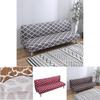 Elegant Soft Stretch Geometry Sofa Bed Cover For Full Folding Armless Furniture