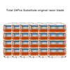 Replacement Shaving Cartridges for Selected 5-Blade Snap-On Razor Handles