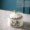 Retro Ceramic Bird Jewelry Box - Necklace & Ring Storage, European Home Decor