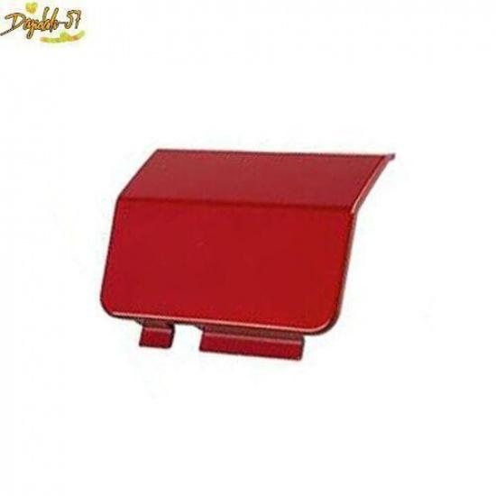 For Mazda 6 2013 2013- Red ABS Car Rear Bumper Tow Hook Cap Cover Trim Pair