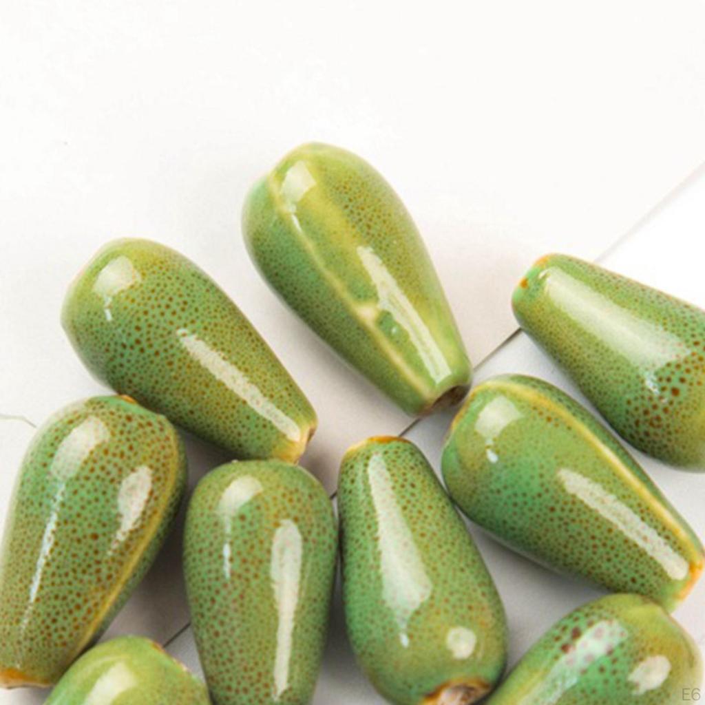 Ceramic Beads Shape Charm Set