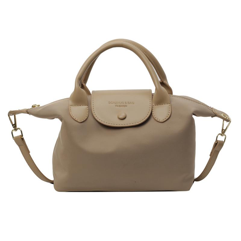 Meet Bags Niche design nylon damestas lente en zomer retro kleine vierkante handtas veelzijdige schouder crossbody kaki