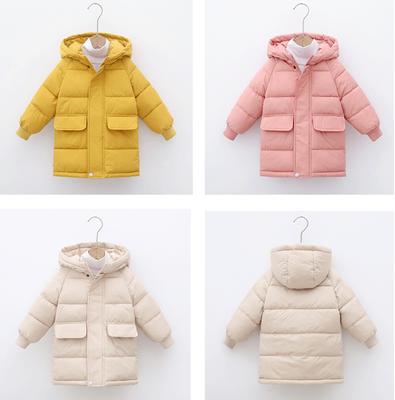 Boys Down Jackets Outerwear Autumn Winter Clothes Kids Girls Cotton-Padded Parka Jackets Children Thick Warm Cotton Coats