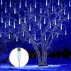 30/50cm USB Powered LED Meteor Shower Light Holiday String Light Waterproof Fairy Garden Decor Outdoor Street Garland Christmas