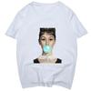 Audrey Hepburn Women T-Shirt Classic Men Cotton T-Shirt With Audrey Hepburn Harajuku O-Neck Short Sleeve Tshirt Tees