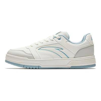 Synthetic Leather Fabric Lifestyle Series Wear-Resistant Non-Slip Low-Top Skate Shoes Kids Sneaker Ivory-White 122618011-2
