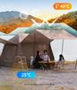 Shan Yue Automatic Inflatable 2-in-1 Camping Tent & Awning Portable Folding Gear