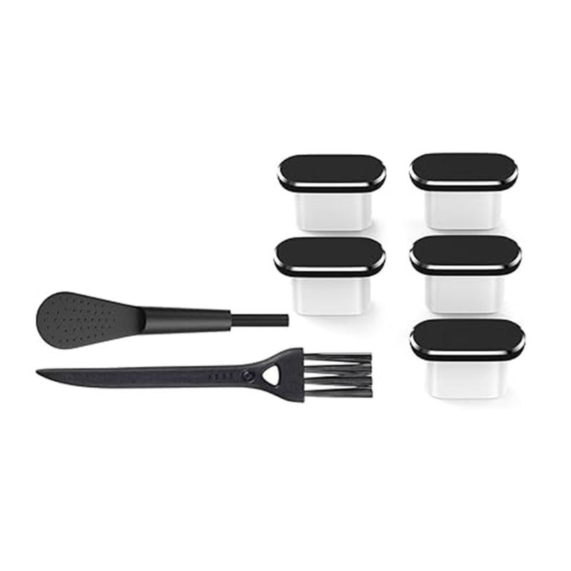 

5Pcs Type-C Charging Port Dustproof Cover for Phone 16 15 Series S25 S24 USB C Dust Plug with Brushes Phone Accessories 1