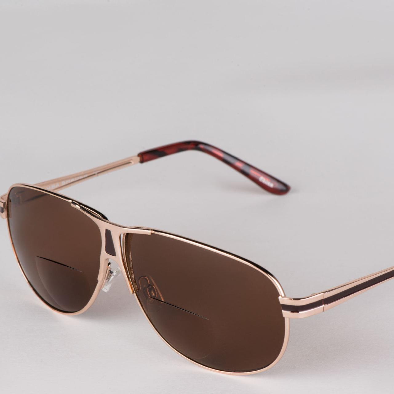 

Double Lens Sunglasses and Reading Glasses Dual Function Glasses Metal Eyeglass Frame Sunglasses +350 темно-коричневого