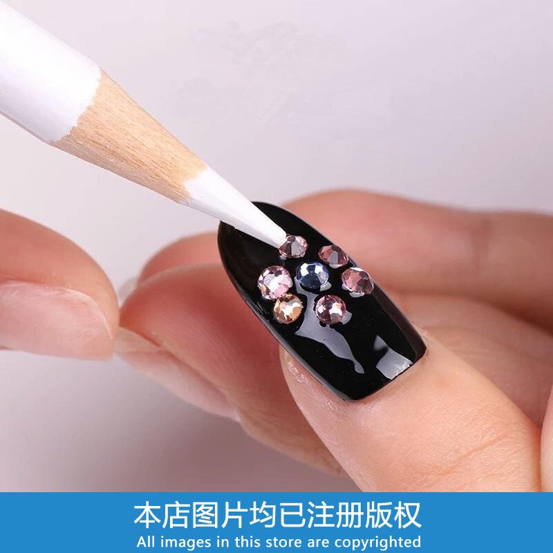Diy Jewelry Point Drill Pen, Mobile Phone Case Beauty Sticky Drill Pen, Drill With Sticky Pattern White Core Pencil