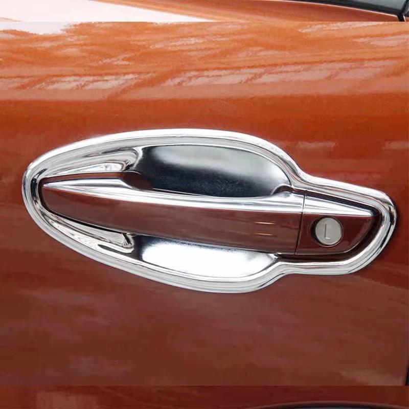For Peugeot 3008 3008GT 5008 LHD 2017 2018 ABS Chrome Door Handle Cover Trims Door Bowl Frame Sticker Car Accessories