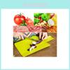 Premium Quality Plastic Flexible Non-slip Folding Chopping Cutting Board Mat Green