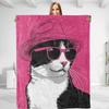 Lion Blanket Flannel Throw Blanket  Soft Plush Lightweight Warm Fuzzy AllSeason Gift for Sofa Bedroom Bed Living Room