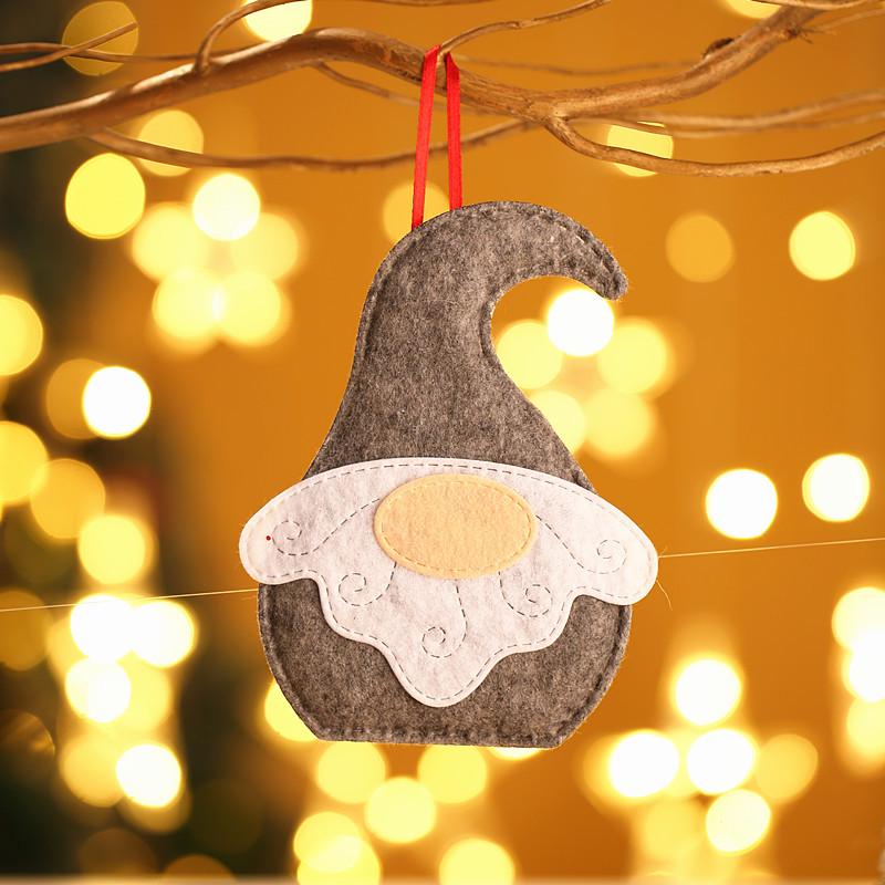 Faceless Santa Claus Christmas Tree Ornament Pendant