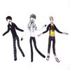 Game Persona Cosplay Doll Amamiya Ren Ryuji Sakamoto Akechi Goro Cosplay Plush Cotton Doll Twistable Shape Stuffed Doll Toy Gift