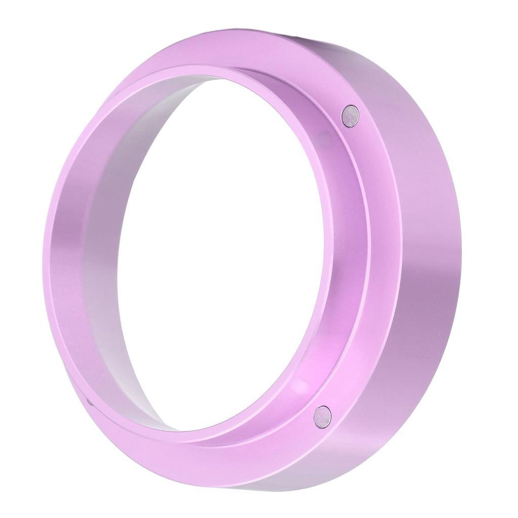 Kaffee Dosierring mit Magnetischem Edelstahl Kaffee Pulver Dosiertrichter Kaffeemaschinenzubehör Roségold 58mm