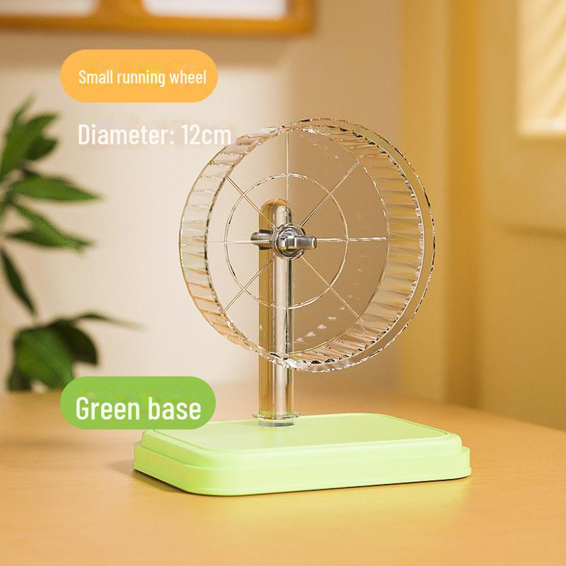 Очень большое бесшумное беговое колесо для хомяка со стойкой для установки в клетку