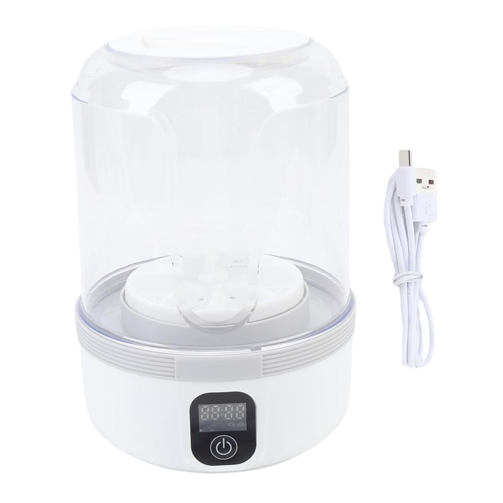 Underwear Washing Machine USB Rechargeable Cordless Portable Deep Clean Underwear Washer for Shower Room Small Balcony