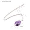 Natural Stone Crystal Agate Water Drop Winding Silk Tree Of Life Pendant Necklace Sweater Chain Water Drop Rough Stone N779